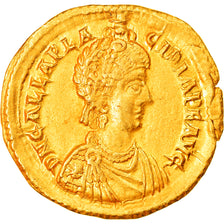 Galla Placidia, Solidus, 426-430, Ravenna, Extremely rare, Gold, AU(50-53)