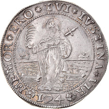 Republiek Venetië, Alvise Mocenigo III, Ducato, 1722-1732, Venice, Zilver, ZF+