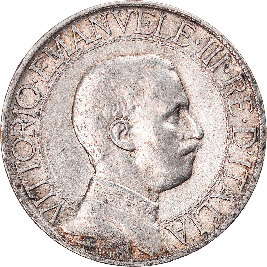Moneta, Italia, Vittorio Emanuele III, Lira, 1913, Rome, MB, Argento, KM:45