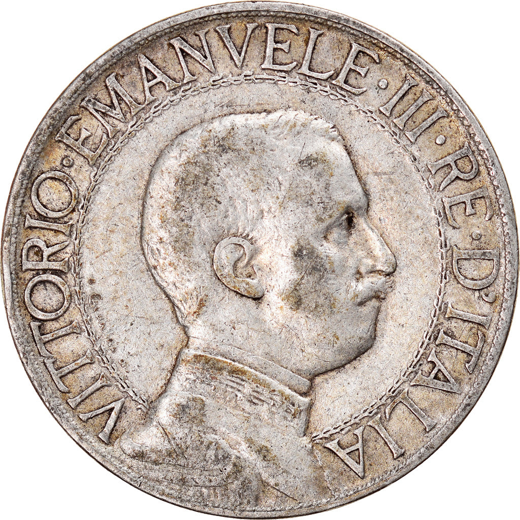 Coin, Italy, Vittorio Emanuele III, Lira, 1913, Rome, VF(20-25), Silver, KM:45