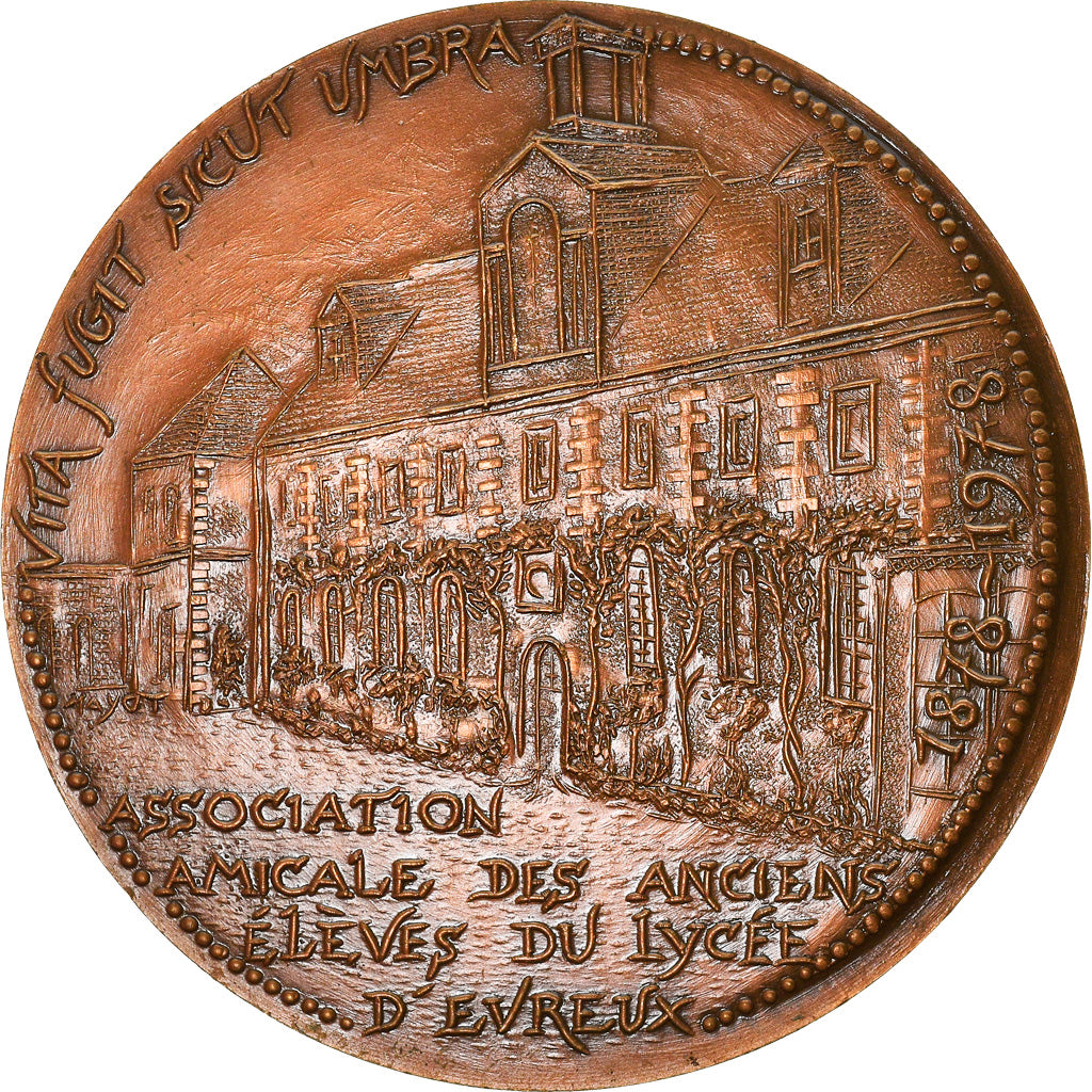 Frankreich, Medaille, Association des Anciens Elèves du Lycée d'Evreux, 1978
