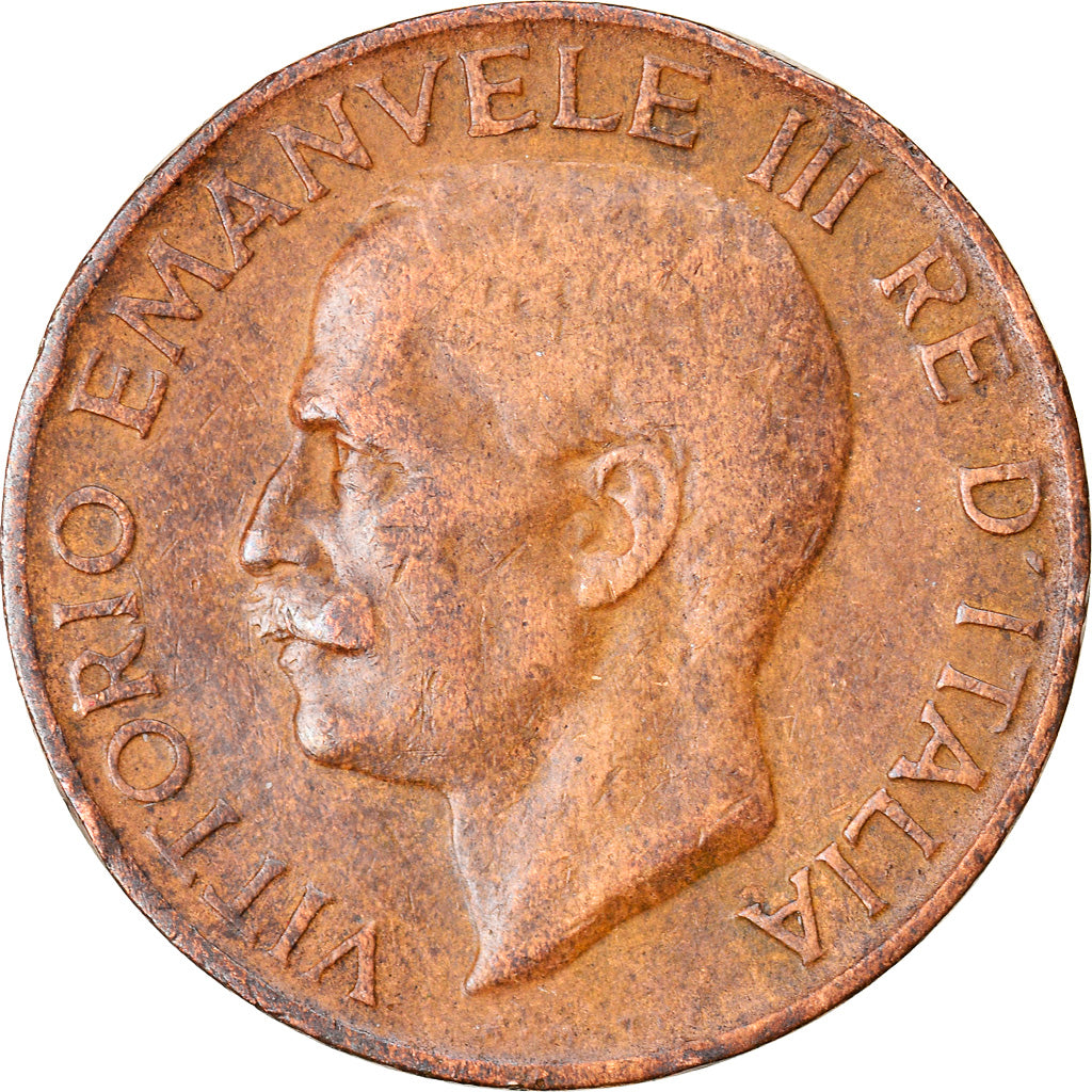Moneda, Italia, Vittorio Emanuele III, 5 Centesimi, 1919, Rome, MBC, Bronce