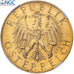 Austria, 25 Schilling, 1929, Vienna, Złoto, NGC, MS64, KM:2841