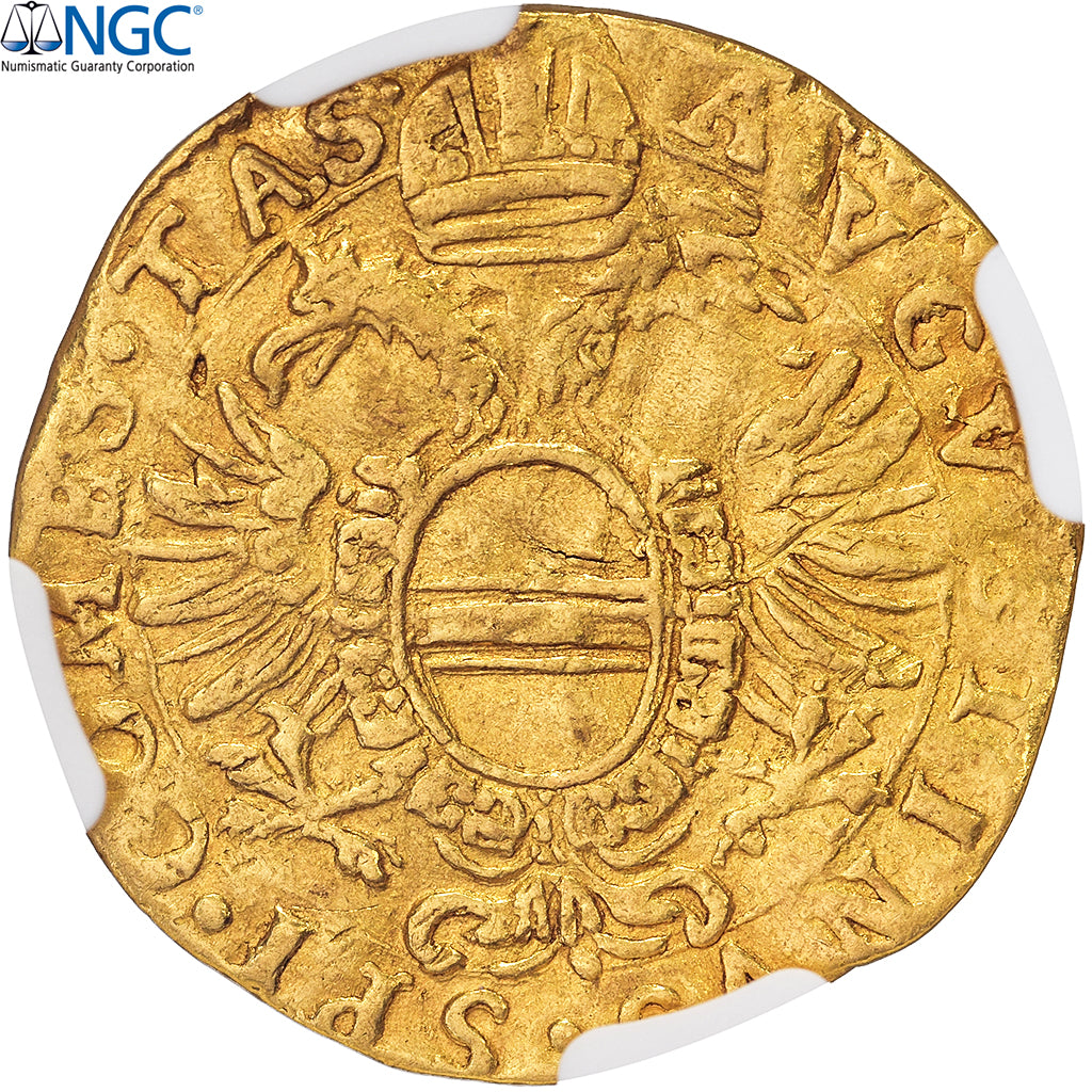 Itália, Agostino Spinola, Ducat, 1604, Tassarolo, Dourado, NGC, AU53
