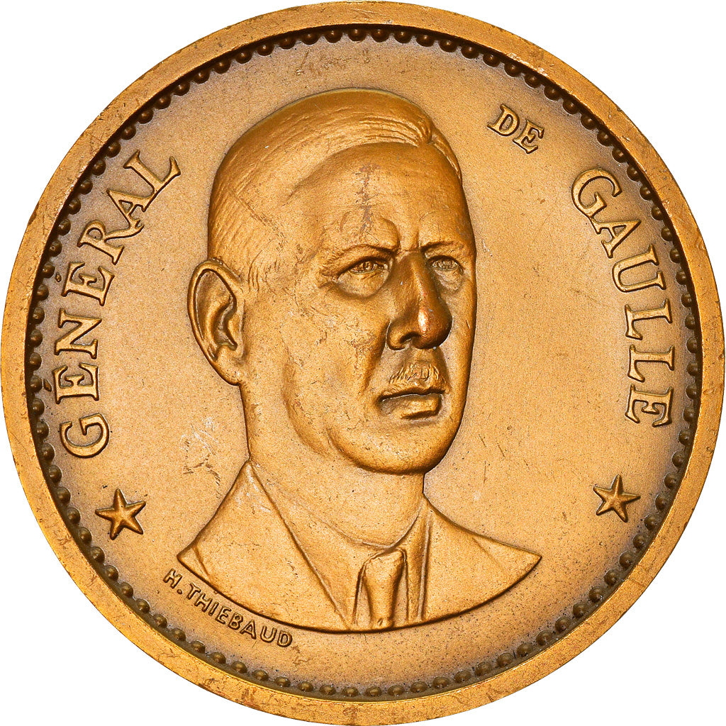 France, Médaille, 40ème Anniversaire de la Libération de Paris, De Gaulle
