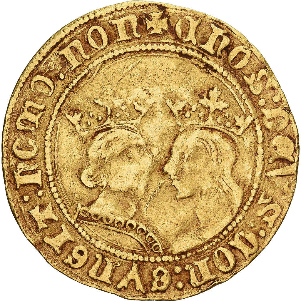 Hiszpania, Ferdinand & Isabella, Castellano, 1479-1516, Burgos, Złoto