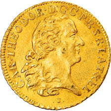 Palatinate, Karl Theodor, Ducat, 1767, Mannheim, Gold, SS+, KM:425