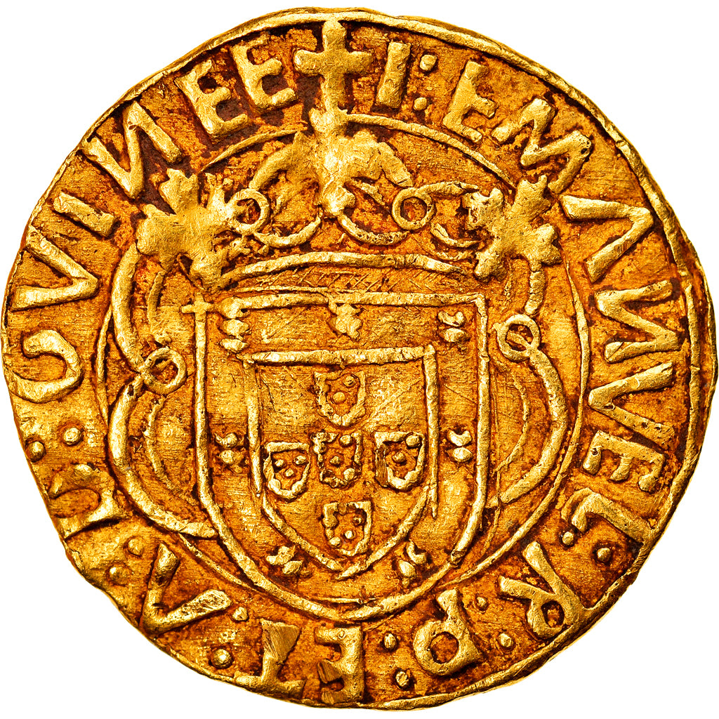 Portugal, Manuel I, Cruzado, 1495-1521, Lisbon, Gold, EF(40-45)