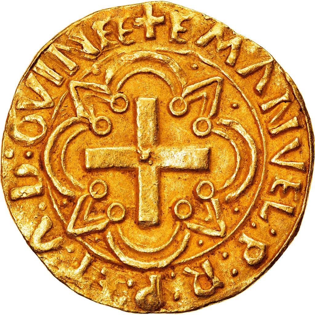 Portugal, Manuel I, Cruzado, 1495-1521, Lisbonne, Rare, Or, TTB