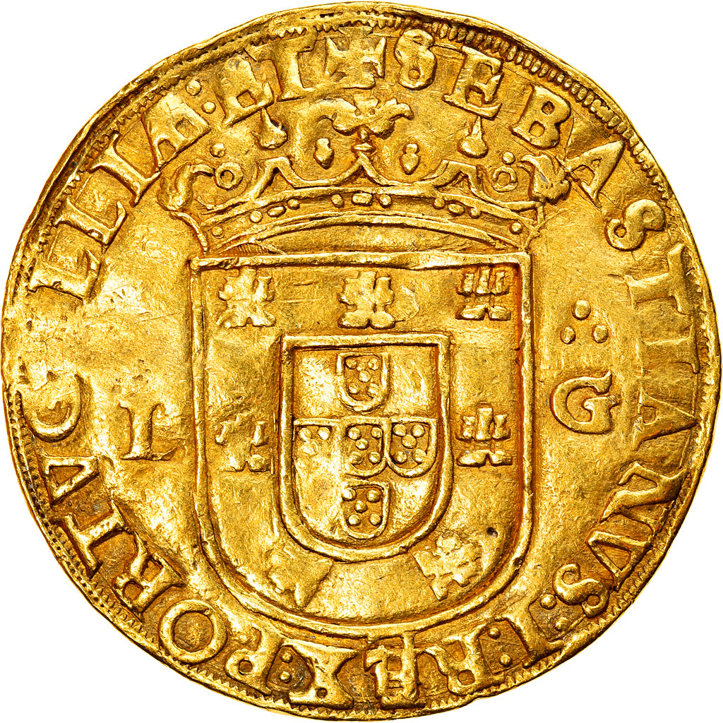 Portugal, Sebastian I, Sao Vicente, 1557-1578, Lisbon, Oro, MBC+