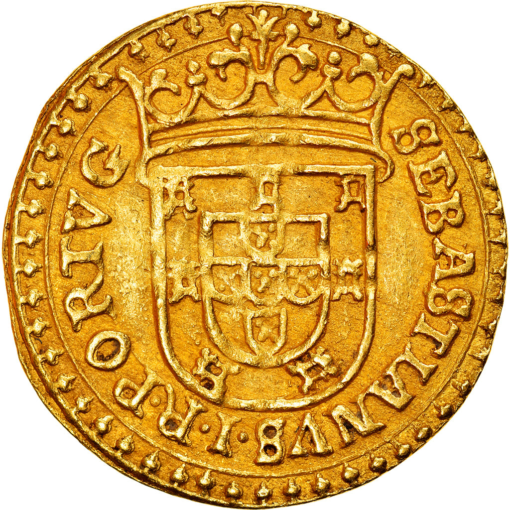 Portugal, Sebastian I, Engenhoso, Lisbon, Dourado, AU(55-58), Friedberg:40