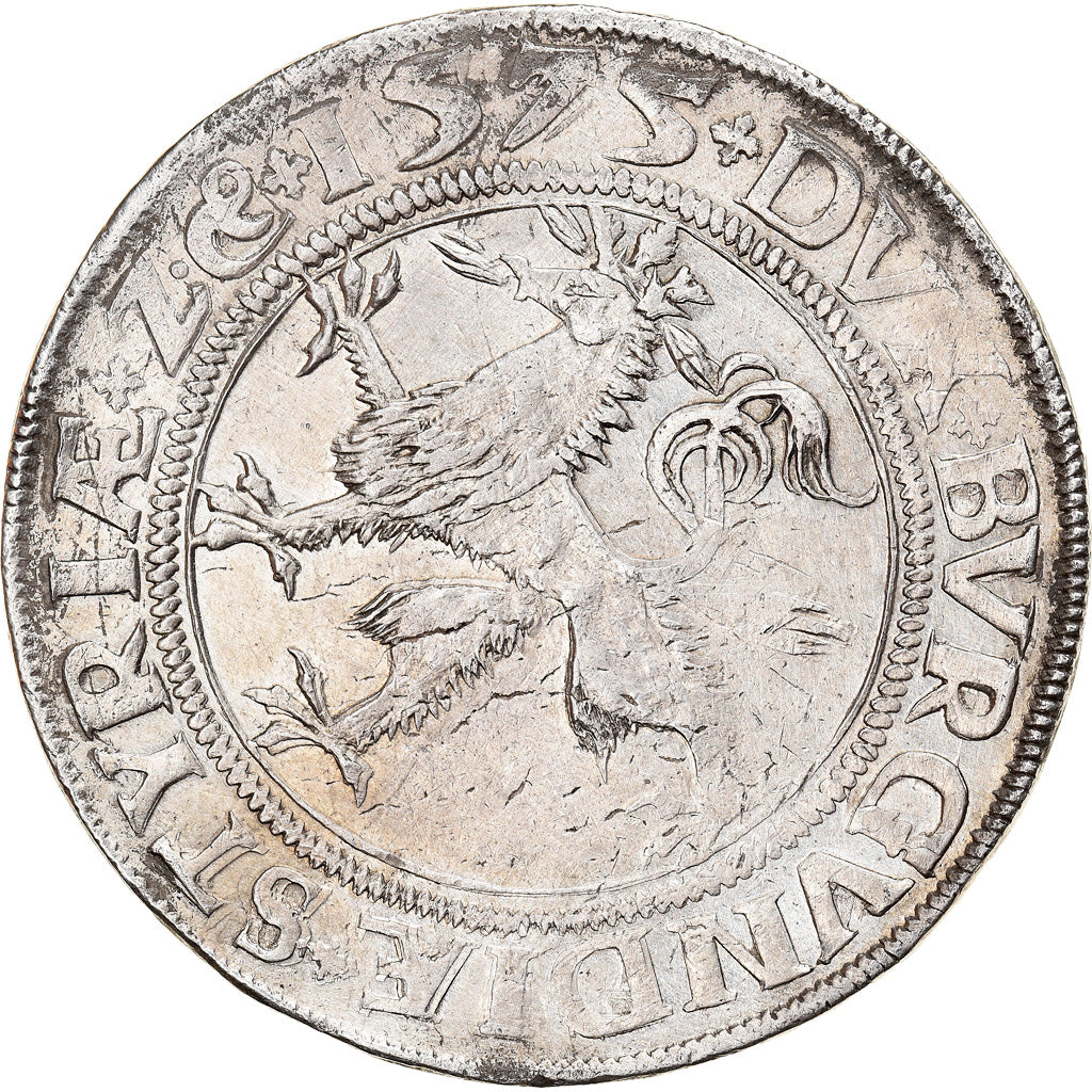 Duché de Styrie, Charles II François, Thaler, 1575, Graz, Argent, TTB