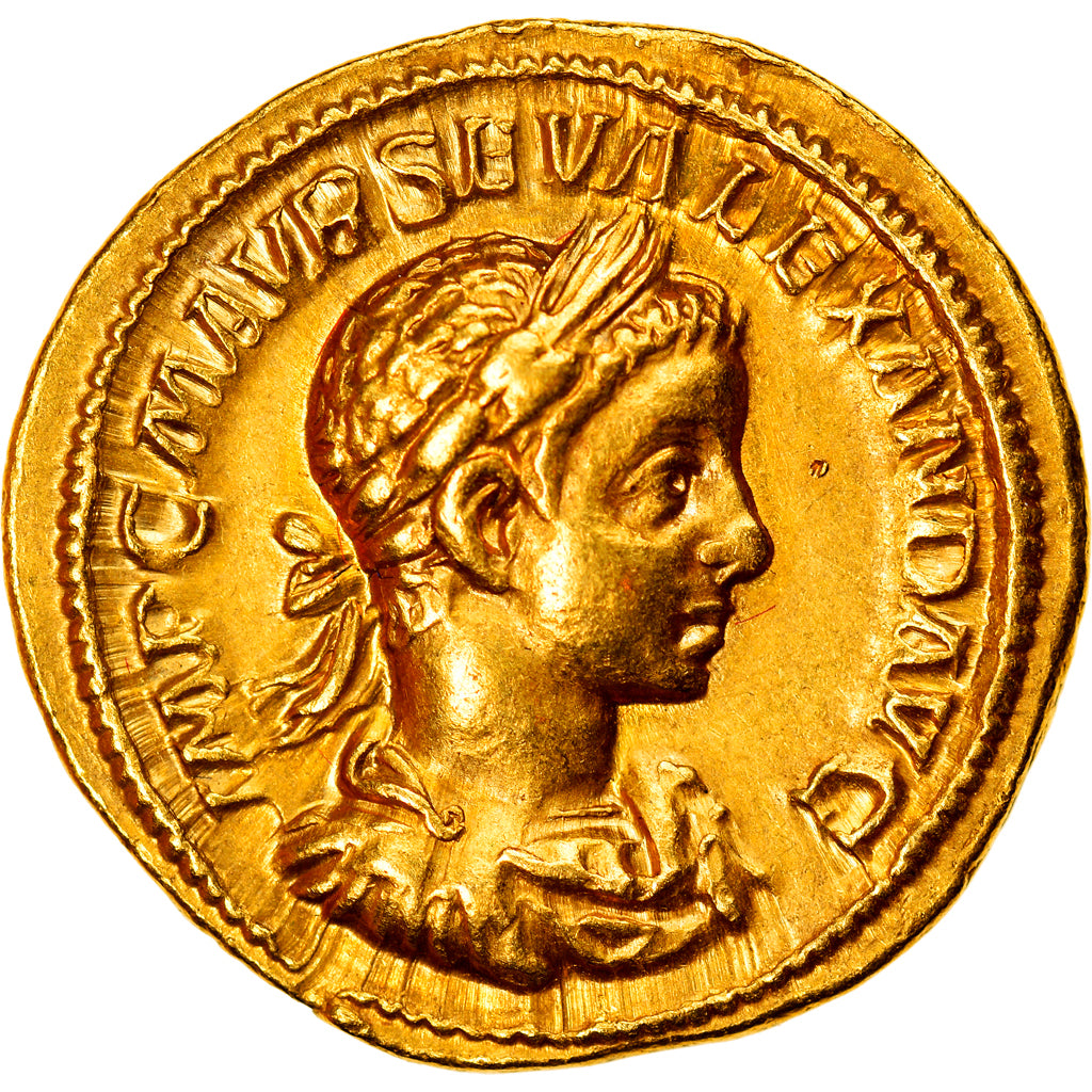 Severus Alexander, Aureus, 222-228, Rome, Rare, Gold, AU(55-58), RIC:149