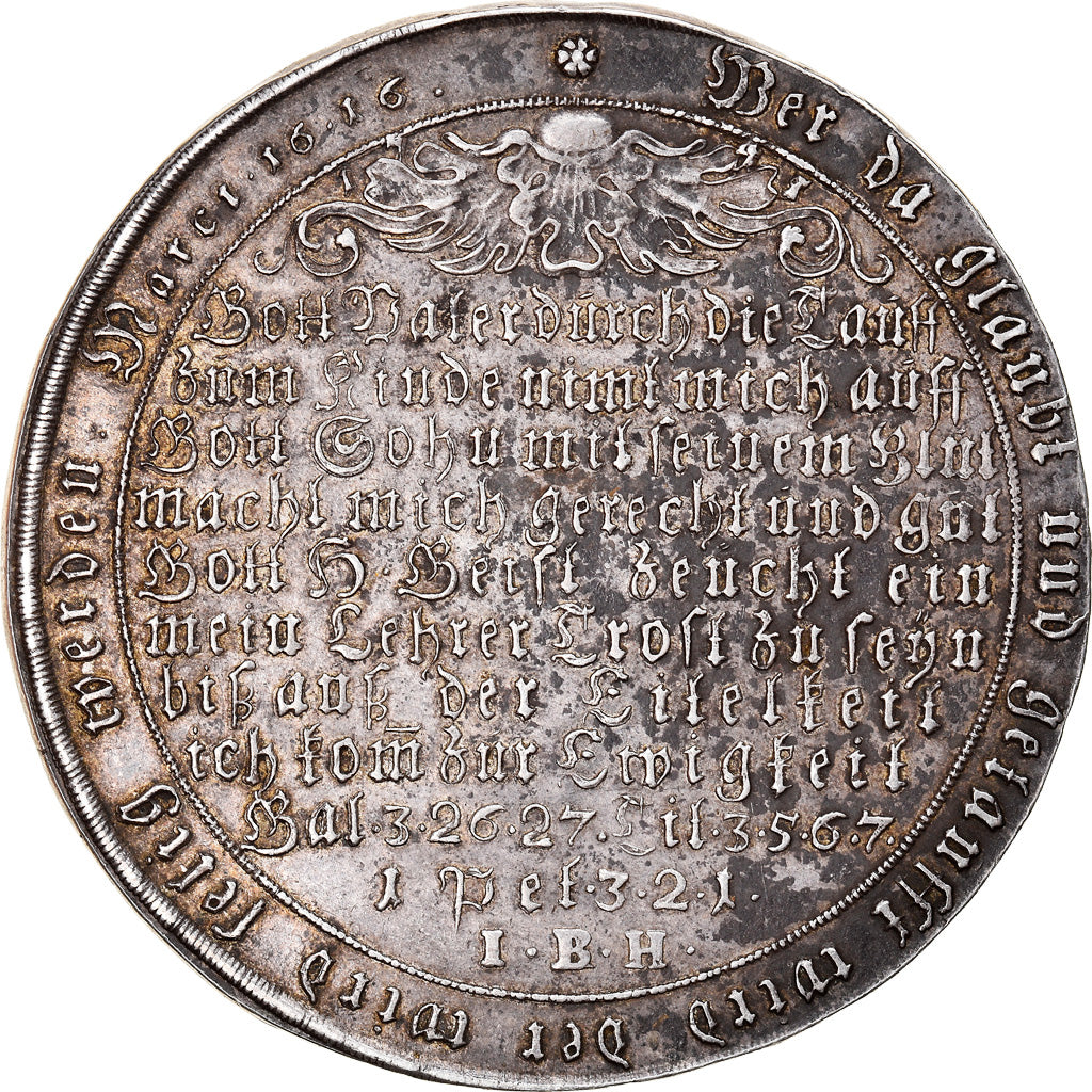 Deutsch Staaten, Harz, Tauftaler, 1741, Zellerfeld, Silber, SS+