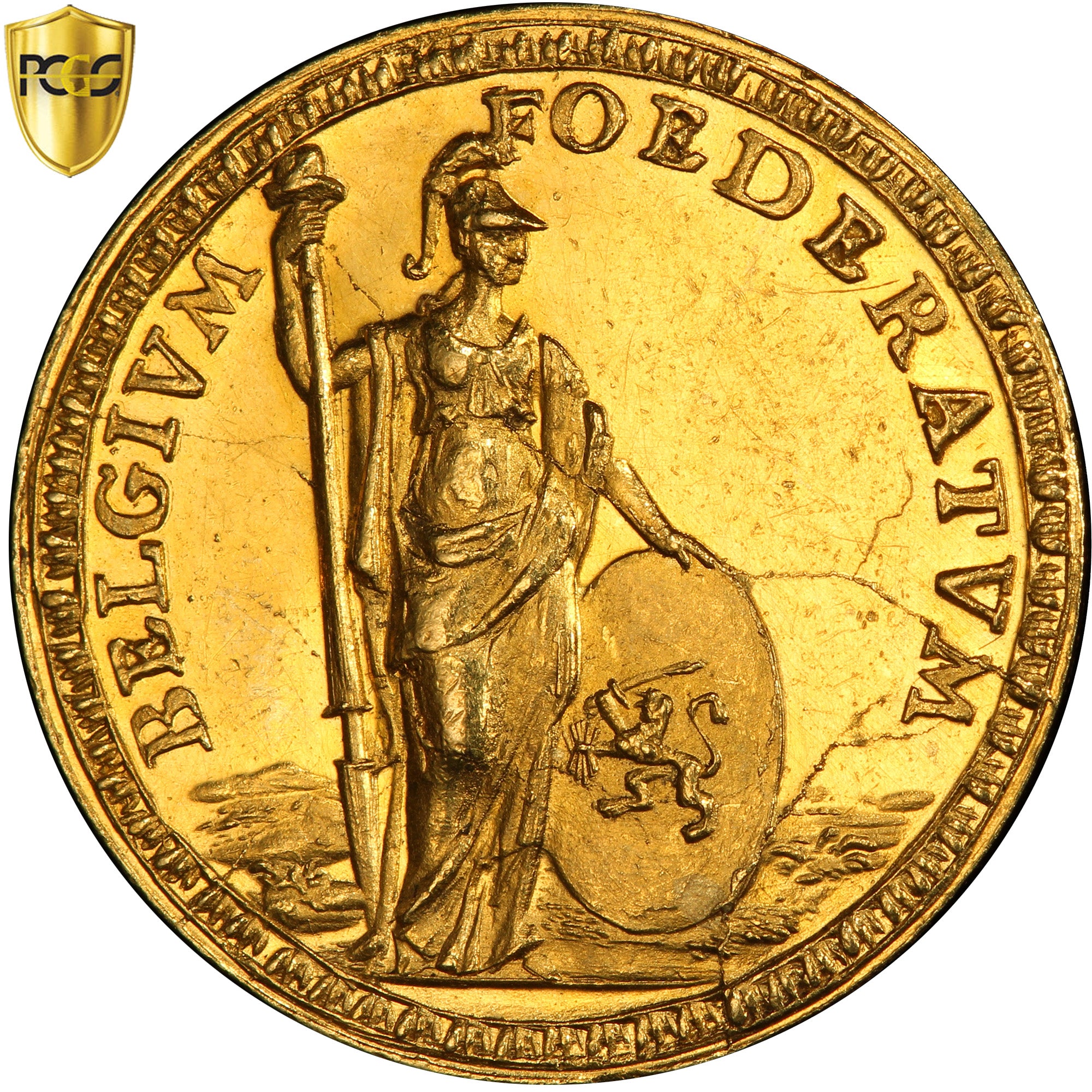 United Kingdom, Medal, Concord of England, Holland and Germany, 1746, Gold