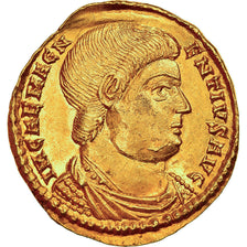 Magnentius, Solidus, 350-351, Arles, Very rare, Gold, MS(60-62), RIC:132