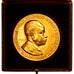 Costa do Marfim, medalha, Felix Houphouet-Boigny, 1961, Dourado, Delannoy