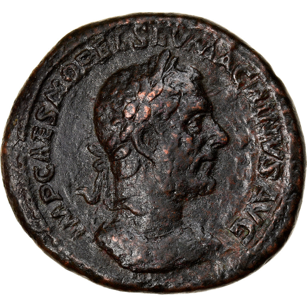 Munten, Macrinus, As, AD 217-218, Rome, ZF, Koper, RIC:171