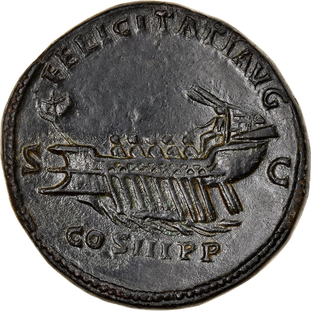 Hadrien, Sesterce, 129-130, Rome, Tooled, Bronze, SUP+, RIC:1285