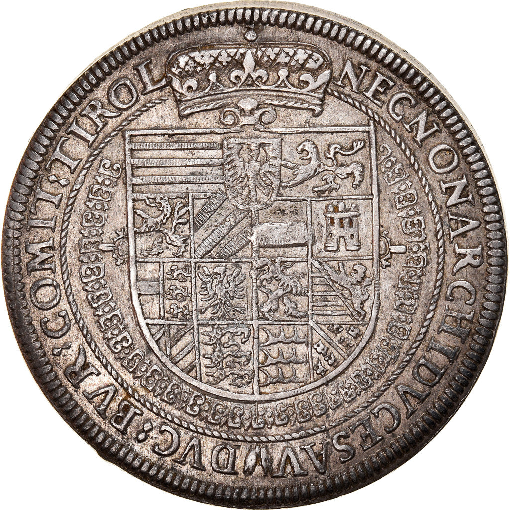 Austria, Rudolf II, Thaler, 1605, Hall, Silver, AU(55-58), Davenport: 3005