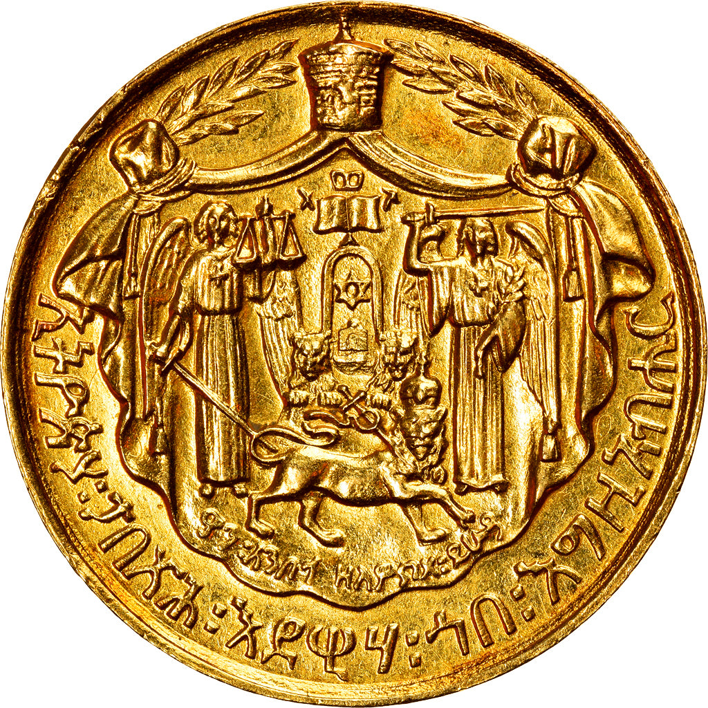Ethiopia, Medal, Haile Selassie I, 1923 (1930), Gold, PCGS, MS62
