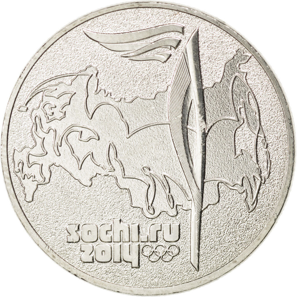 Coin, Russia, 25 Roubles, 2014, MS(63), Cupro-nickel, KM:New