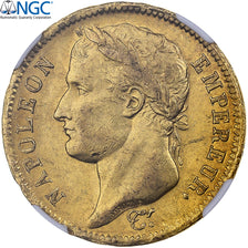 France, Napoleon I, 40 Francs, 1809, Toulouse, Gold, NGC, AU58, Gadoury:1084