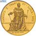 França, medalha, Charles X, Sacre, 1825, Dourado, Gayrard, NGC, MS61