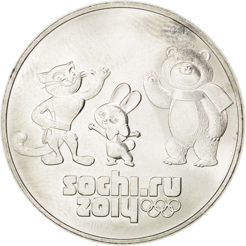 Coin, Russia, 25 Roubles, 2012, MS(63), Cupro-nickel, KM:New