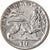 Moneda, Etiopía, Haile Selassie I, 10 Matonas, 1931, EBC+, Níquel, KM:29
