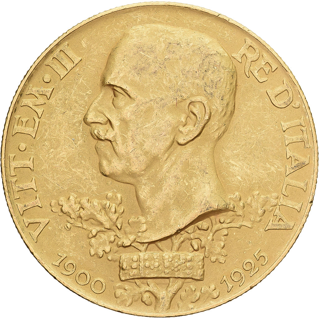 Italia, Vittorio Emanuele III, 100 Lire, 1925, Rome, Oro, EBC, KM:66