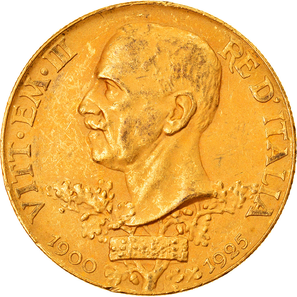 Italie, Victor-Emmanuel III, 100 Lire, 1925, Rome, Or, PCGS, AU58, KM:66
