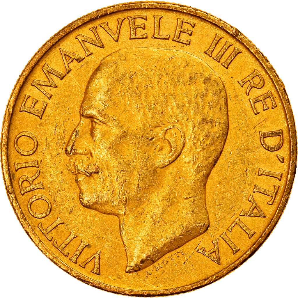 Italy, Vittorio Emanuele III, 100 Lire, 1923, Rome, Gold, PCGS, AU55, KM:65