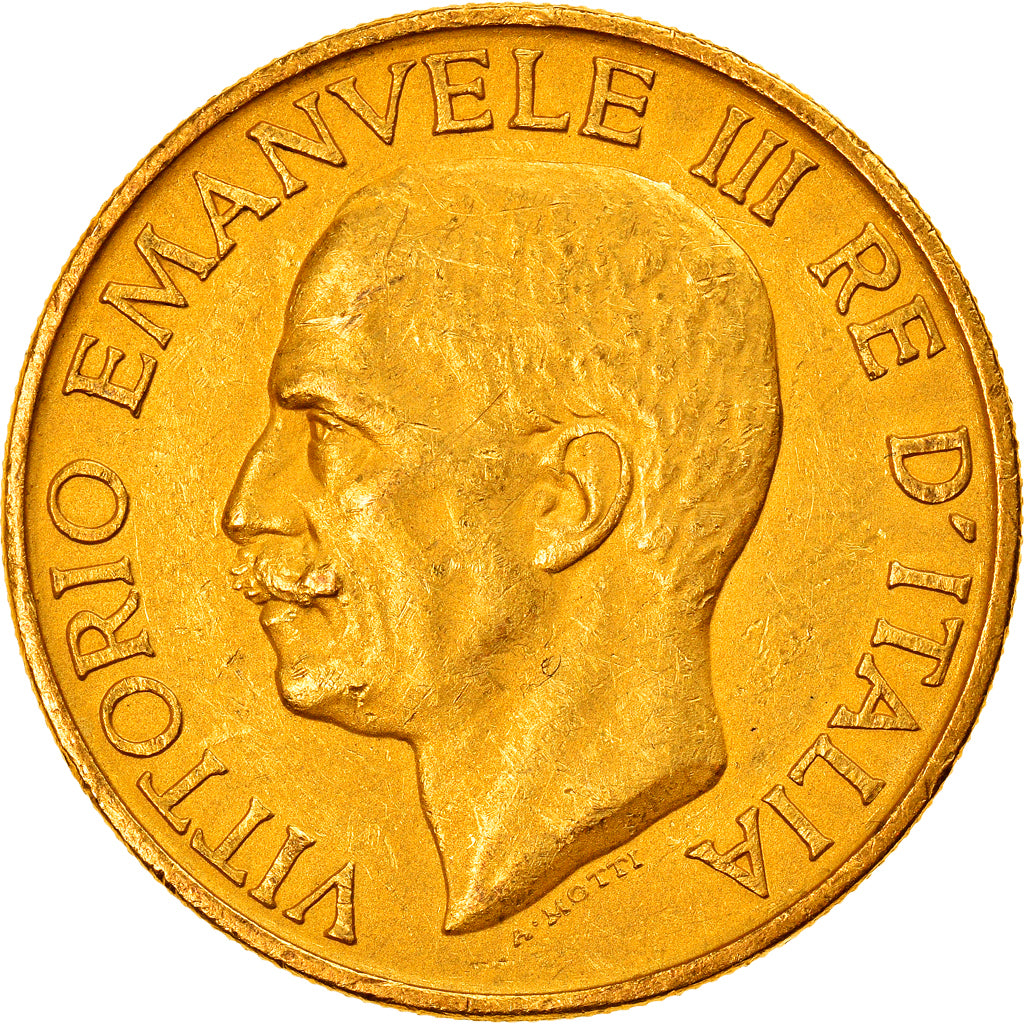 Italia, Vittorio Emanuele III, 100 Lire, 1923, Rome, Oro, PCGS, AU58, KM:65