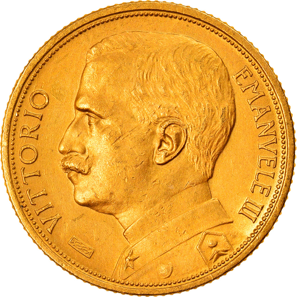 Italie, Victor-Emmanuel III, 20 Lire, 1912, Rome, Or, PCGS, Cleaned UNC Detail