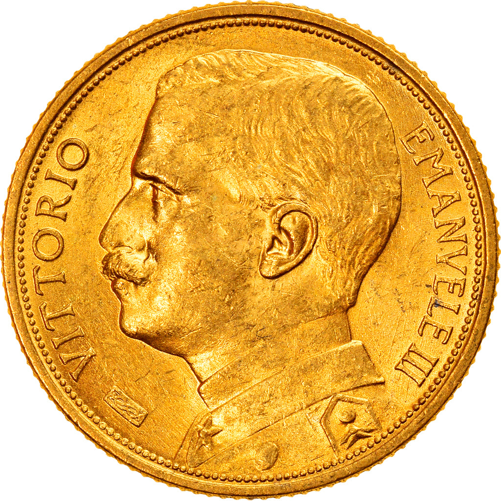 Italia, Vittorio Emanuele III, 20 Lire, 1912, Rome, Oro, PCGS, MS62