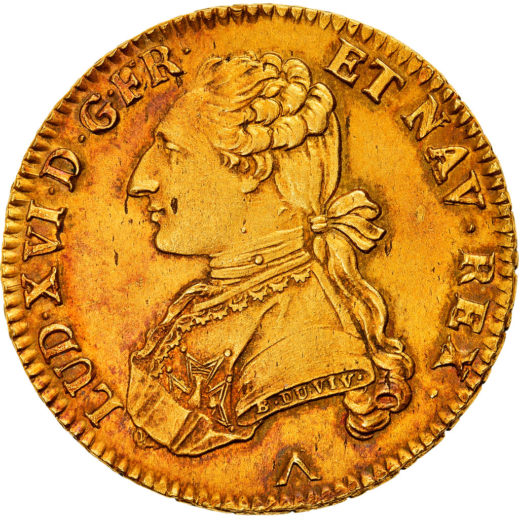 Münze, Frankreich, Louis XVI, Double louis d'or au buste habillé, 2 Louis