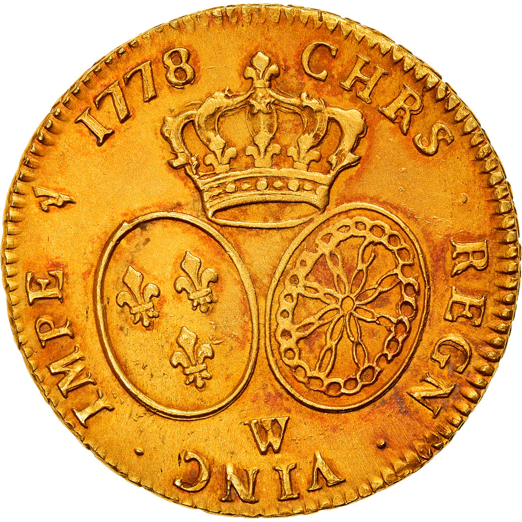 Münze, Frankreich, Louis XVI, Double louis d'or au buste habillé, 2 Louis