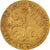 Francja, Henri II, Ecu d'or aux croissants, 1552, Paris, Złoto, AU(55-58)