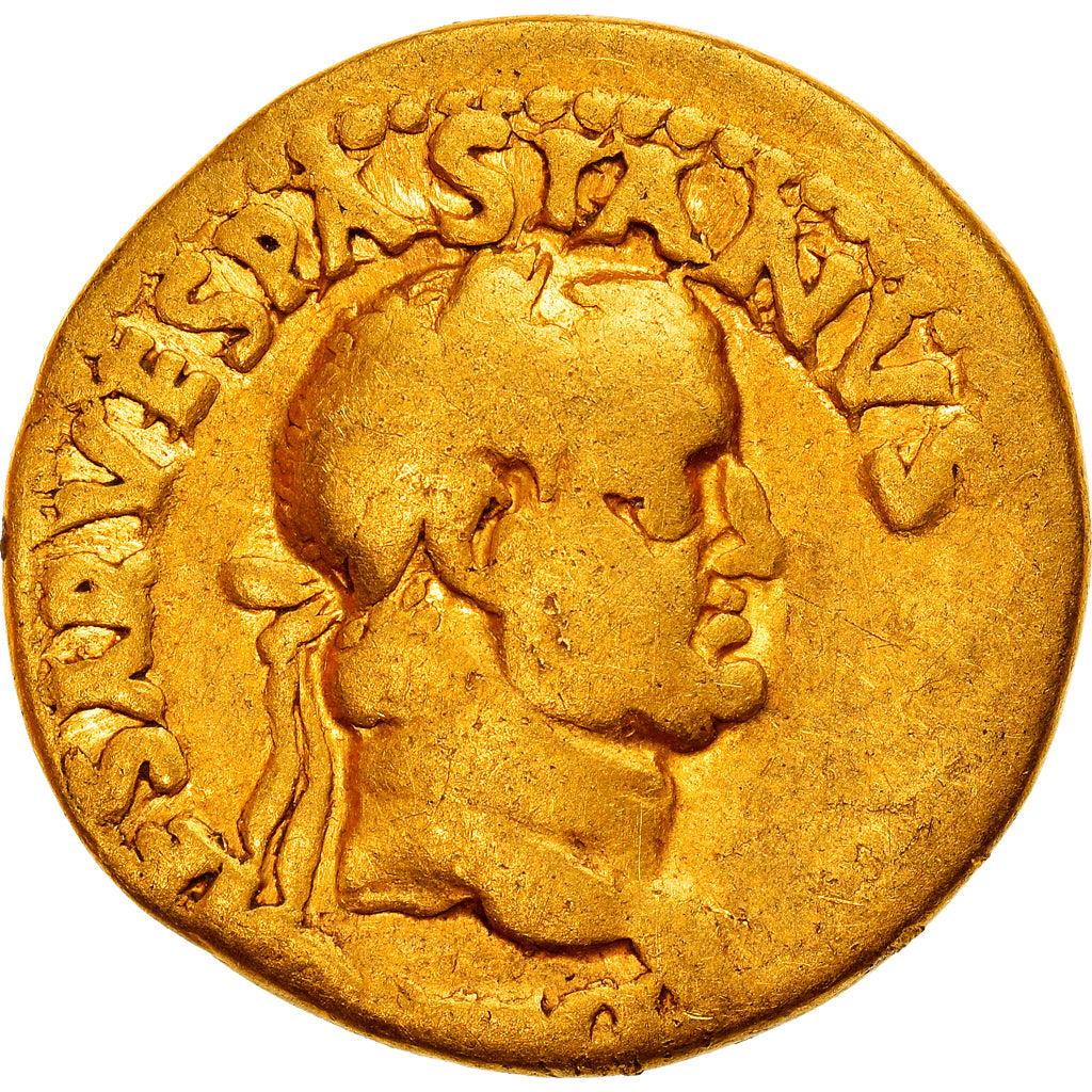 Vespasius, Aureus, 71, Lyon - Lugdunum, Goud, ZG+, RIC:1112
