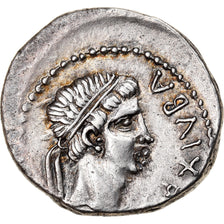 Moneta, Mauretanian Kingdom, Juba II, Denarius, 20 BC - 20 AD, Caesarea, BB+