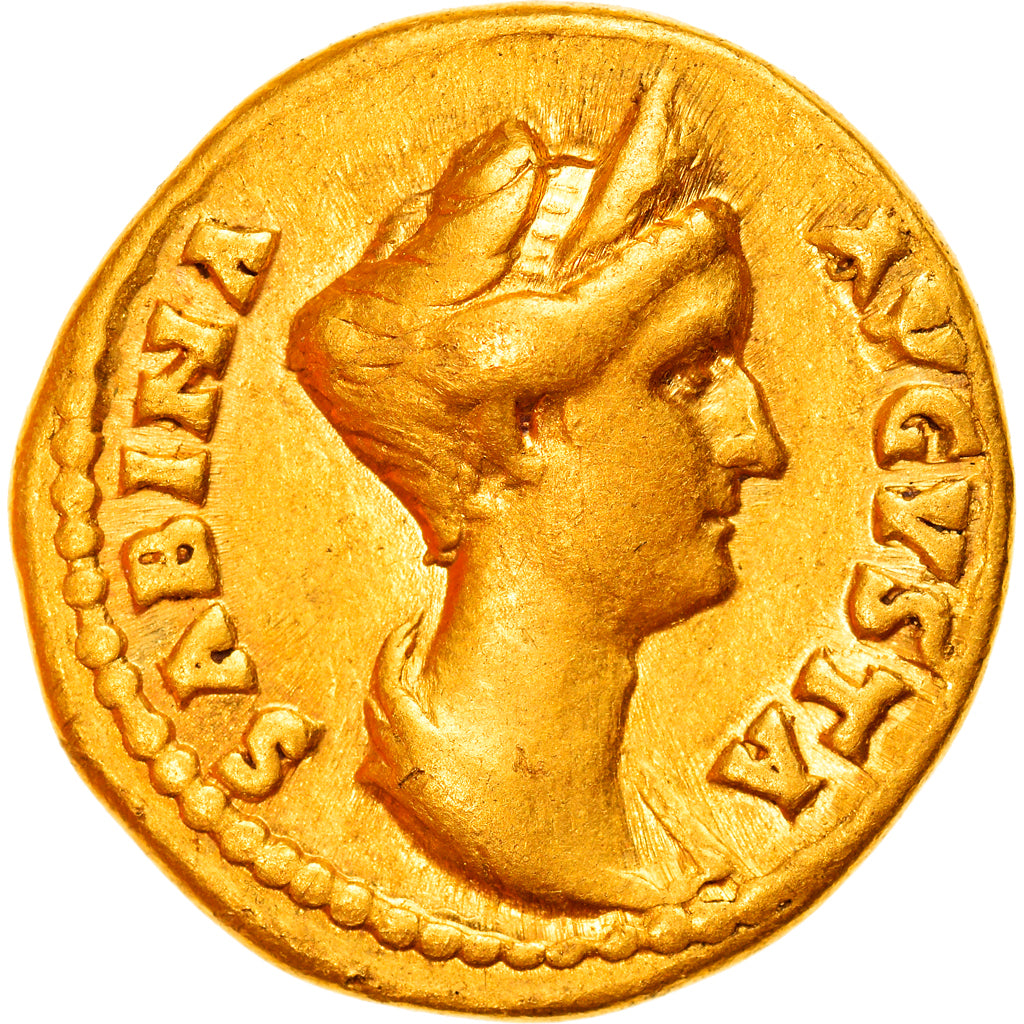 Sabina, Aureus, 133-135, Rome, Very rare, Gold, S+, RIC:2553