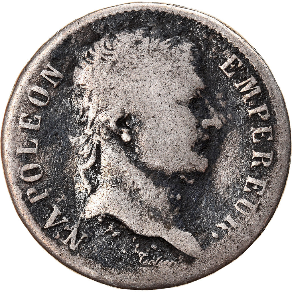 Monnaie, France, Napoléon I, Franc, 1810, Lyon, TB, Argent, KM:692.5