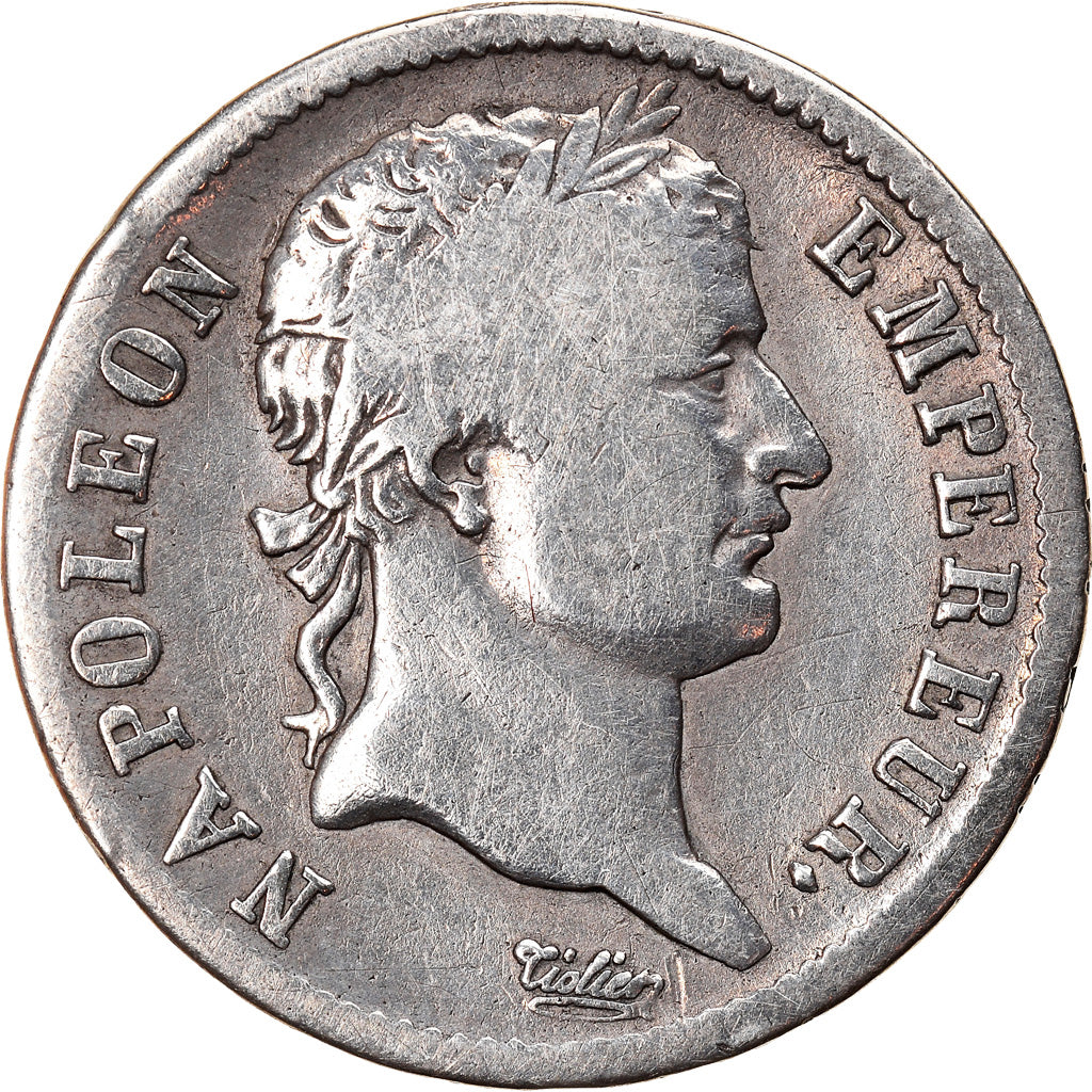 Coin, France, Napoléon I, Franc, 1812, Bayonne, VF(20-25), Silver, KM:692.9