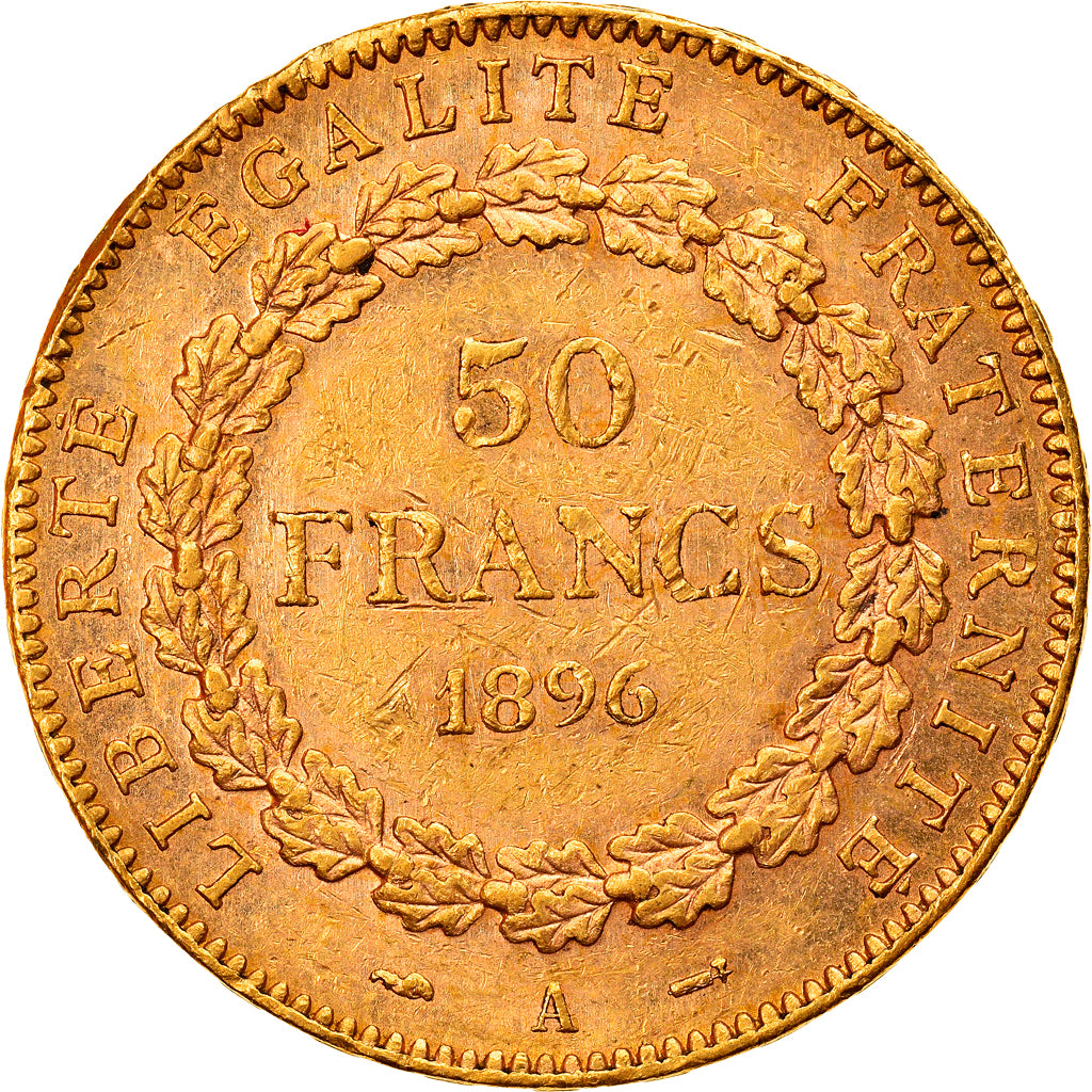 Monnaie, France, Génie, 50 Francs, 1896, Paris, SUP, Or, Gadoury:1113, KM:831