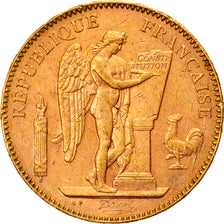 France, 50 Francs, Génie, 1896, Paris, Gold, PCGS, AU58, Gadoury:1113, KM:831