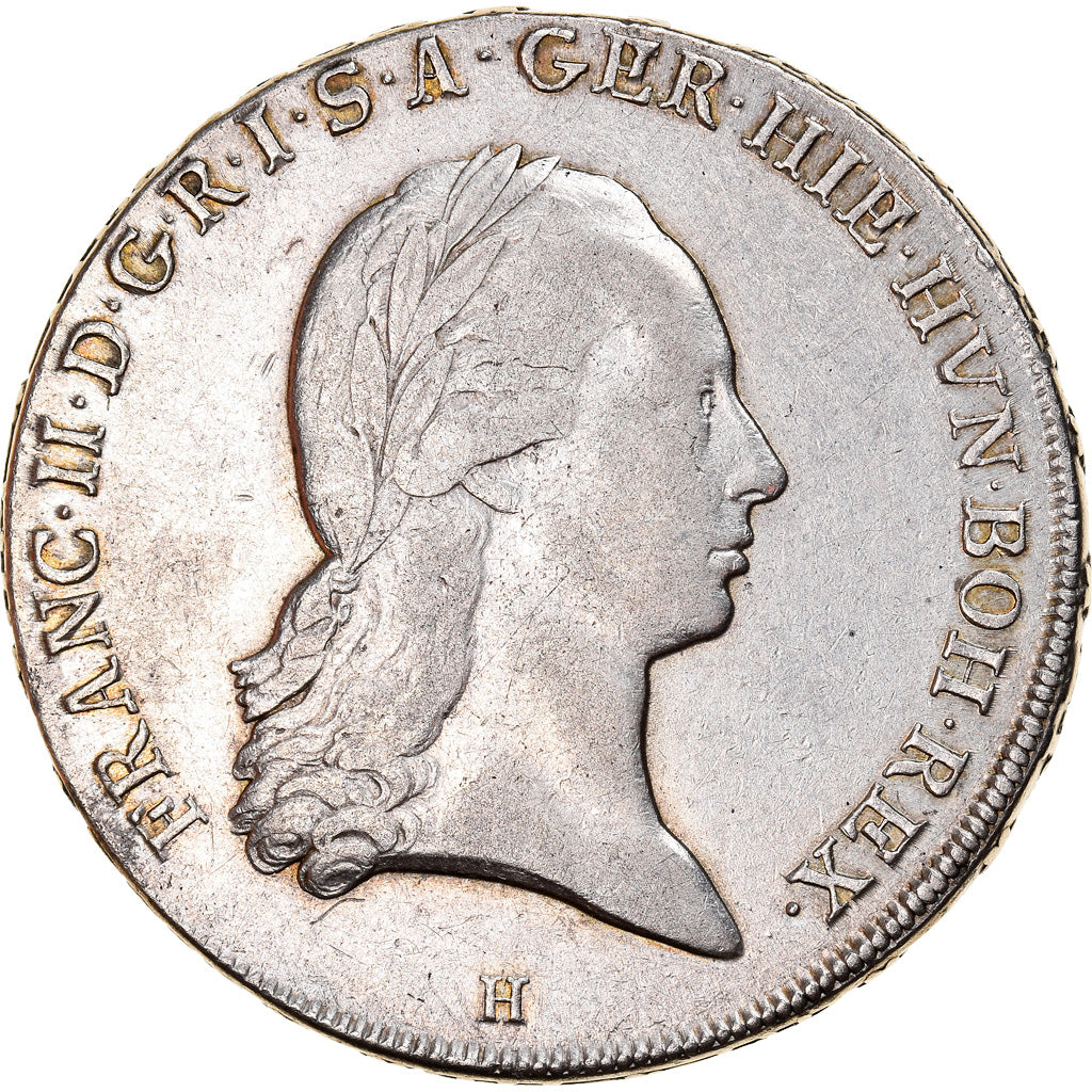 Moneta, NIDERLANDY AUSTRIACKIE, Franz II, Kronenthaler, 1795, VF(30-35), Srebro