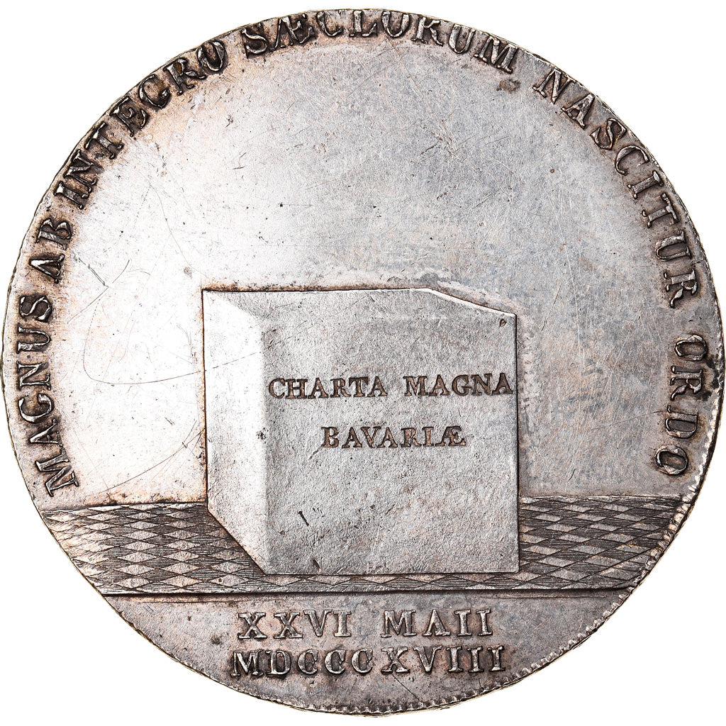Coin, German States, BAVARIA, Maximilian IV, Josef, Thaler, Convention, 1818