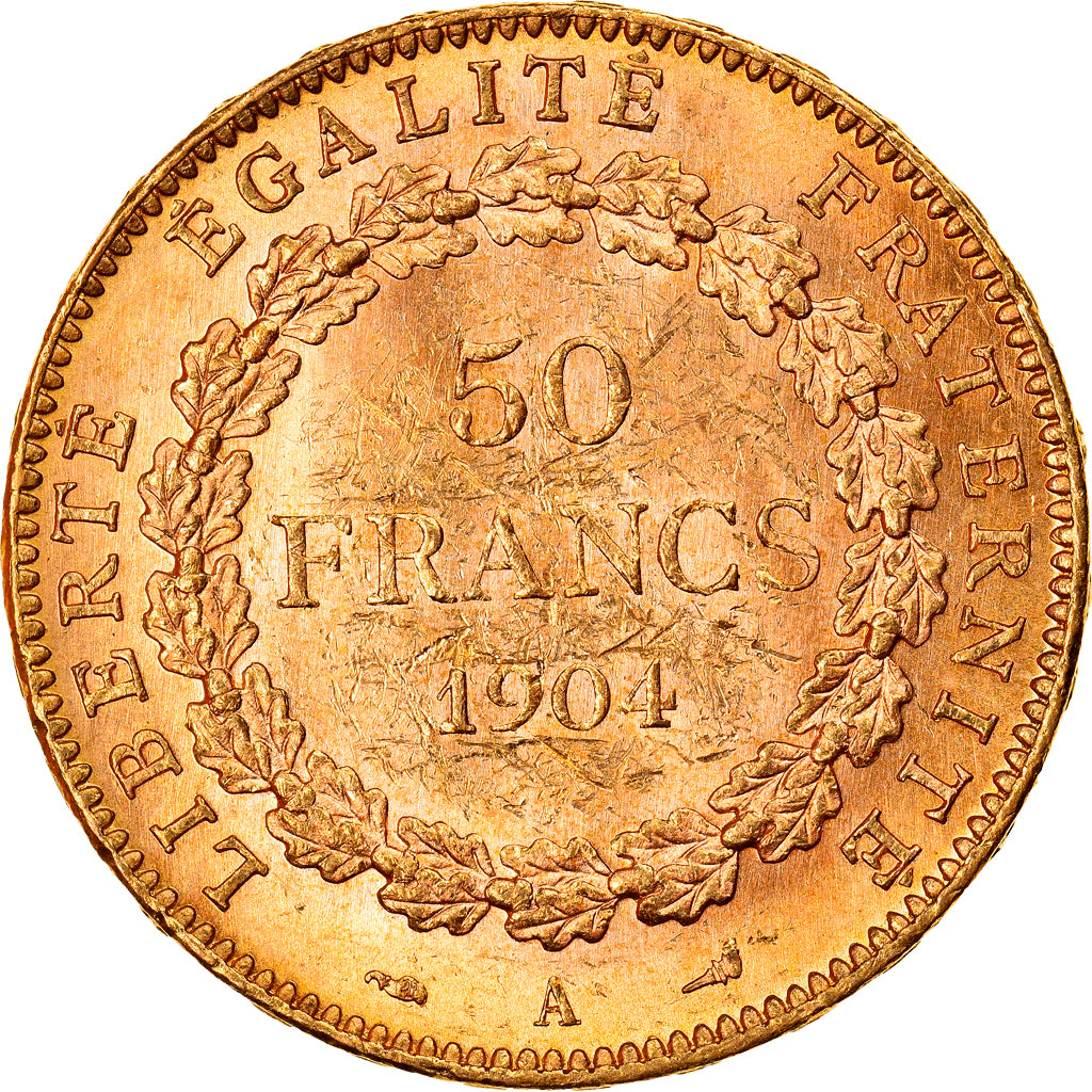 Francia, 50 Francs, Génie, 1904, Paris, Oro, MBC+, Gadoury:1113, KM:831
