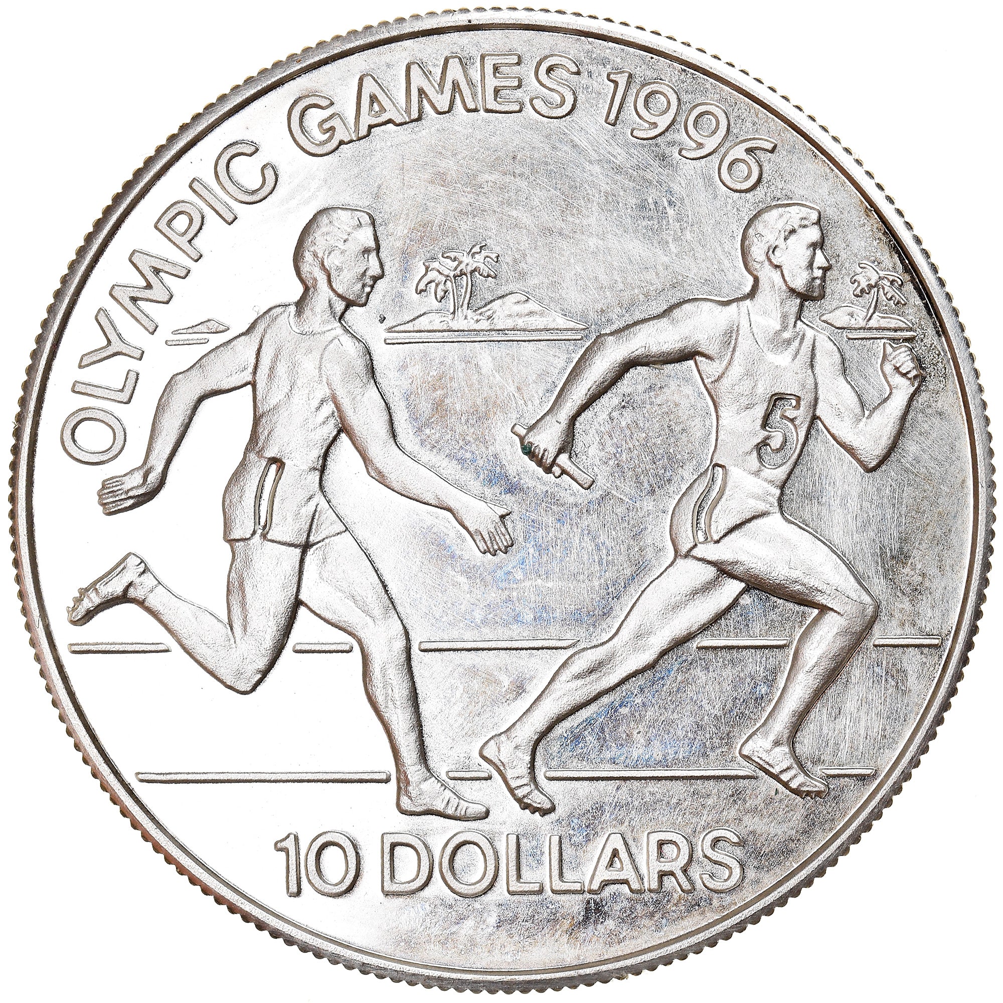 Münze, Salomonen, 10 Dollars, 1994, STGL, Silber, KM:53